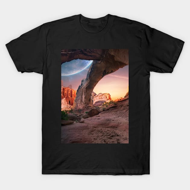 Hidden Rock Formation T-Shirt by Shaheen01